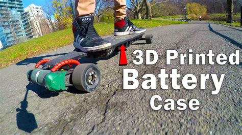 3d printed flexable electric skateboard enclosure|Electric Skateboard Longboard Enclosure (Full .